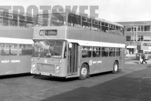 35mm Black and White Negative West Riding Bl VRT/SL3/6LXB 804 YUM515S at Wakefield in 1978