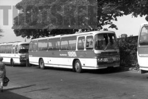35mm Black and White Negative Hardwicks Leyland PSU3B/4R  KUM509L at  in 1979