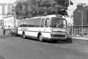 35mm Black and White Negative United Services Bl LH6L 1083 BHN983H at Scarborough in 1978