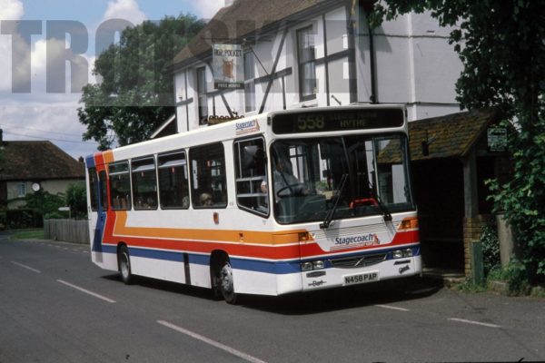 35mm Colour Slide Stagecoach Dennis Dt 458 N458PAP in 2000s