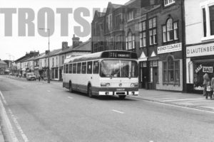 35mm Black and White Negative Halton Leyland National 1151/1R/0101 1 RTC645L at  in 1979