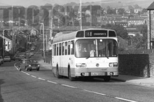 35mm Black and White Negative Greater Manchester PTE Leyland National 10351/1R 139 JNA595N at  in 1979