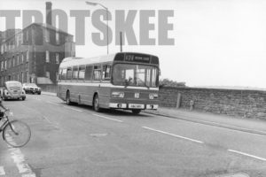 35mm Black and White Negative Crosville Leyland National 11351A/1R SNL398 KMA398T at  in 1979