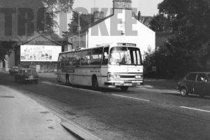 35mm Black and White Negative National Travel West Leyland PSU3E/4R  YTU324S at  in 1979