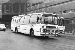 35mm Black and White Negative National Travel West Leyland PSU3B/4R N121 TTF221M at  in 1979