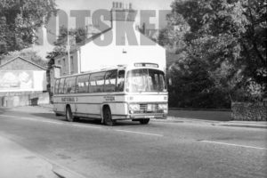 35mm Black and White Negative East Midland Leyland PSU3E/4R  ANU20T at  in 1979