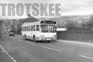 35mm Black and White Negative Greater Manchester PTE Leyland National 10351/1R 157 JVM891N at  in 1979