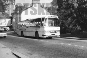 35mm Black and White Negative National Travel West Leyland PSU3E/4R  YTU325S at  in 1979