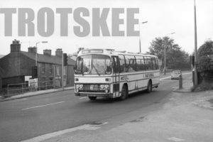 35mm Black and White Negative East Midland Leyland PSU3E/4R  ANU20T at  in 1979