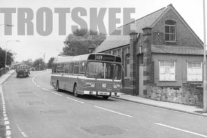 35mm Black and White Negative Crosville Leyland National 11351A/1R  KMA396T at  in 1979