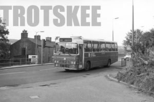 35mm Black and White Negative East Midland Leyland PSU3C/4R 13 PRA13R at  in 1979