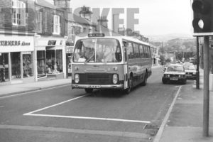 35mm Black and White Negative Greater Manchester PTE Leyland PSU3B/4R 56 AJA357L at  in 1979