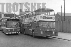 35mm Black and White Negative Crosville Bristol VRT/SL3/6LXB DVG278 MDM278P at  in 1979