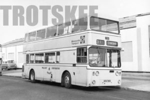 35mm Black and White Negative Merseyside Transport Leyland AN68A/1R 1789 OEM789S at  in 1979