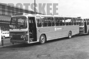 35mm Black and White Negative Crosville Bristol RELH6L ERL293 BFM293L at  in 1979
