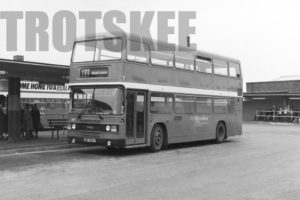 35mm Black and White Negative Metro Leyland ONLXB/1R 509 CWR509Y at  in 1979