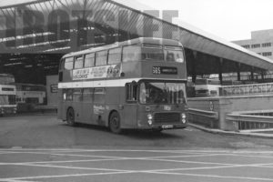 35mm Black and White Negative Metro Bristol VRT/SL3/6LXB 1727 JWT760V at Bradford in 1979