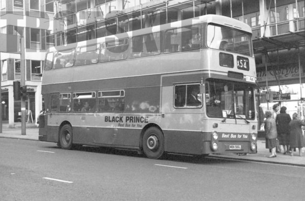 35mm Black and White Negative Black Prince Leyland AN68/1R  WBN986L in 1980s