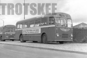 35mm Black and White Negative Crosville Bristol MW6G G554 GFM554C at  in 1979