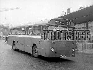 Larger Negative Northern Leyland Leopard 4317 4367UP at Sunderland in 1975