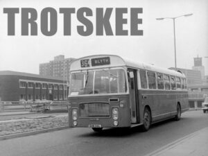 Larger Negative United Bristol RELH6G 6066 SHN66L at Newcastle in 1975