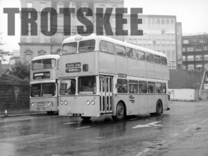 Larger Negative Tyneside PTE Leyland Atlantean 116 16JVK at Newcastle in 1975
