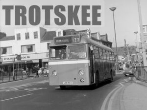 Larger Negative Northern AEC Reliance 4019 JCN863 at Sunderland in 1975