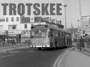 Larger Negative Northern Leyland National 132L OCN832L at Sunderland in 1975