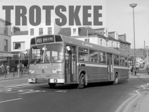 Larger Negative Northern Leyland National 4403 UUP12K at Sunderland in 1975