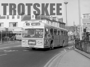 Larger Negative Tyneside PTE Leyland Panther 913 KGR513G at Sunderland in 1975