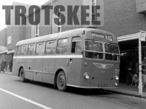 Larger Negative United Bristol 2635 5035HN at Durham in 1975