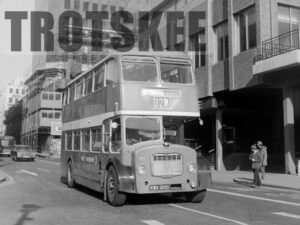Larger Negative West Yorkshire Bristol 1812 KWX120D at Hartlepool in 1975