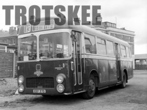 Larger Negative Hartlepool Leyland Leopard L1 37 EEF37D at Hartlepool in 1975