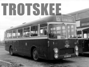 Larger Negative Hartlepool Leyland Leopard L1 37 EEF37D at Hartlepool in 1975