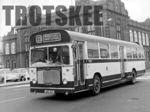 Larger Negative Hartlepool Bristol 51 HEF51F at Hartlepool in 1975