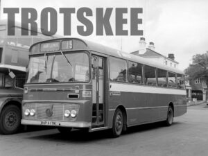 Larger Negative United Bedford YRT 4000 RUP617M at Hartlepool in 1975
