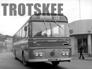 Larger Negative United Bedford YRT 4000 RUP617M at Hartlepool in 1975