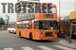 35mm Negative Cardiff Volvo B55-10 435 A435VNY in c1995