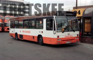 35mm Negative Cardiff Scania 273 J273UWO in c1995