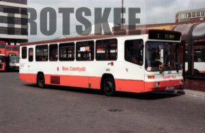 35mm Negative Cardiff Scania 290 L290ETG in c1995