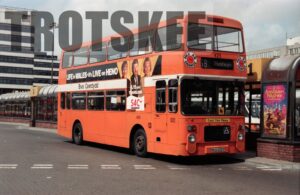 35mm Negative Cardiff Volvo B55-10 425 RKG425Y in c1995