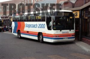 35mm Negative Red & White Dennis Javelin 947 M947JBO in c1995