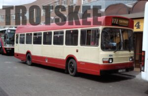 35mm Negative Rhondda Leyland National 484 THX263S in c1995