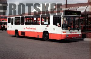 35mm Negative Cardiff Scania 287 L287ETG in c1995