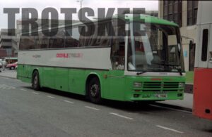 35mm Negative Crosville Volvo B10M-61 CVV592 HIL7592 in c1995