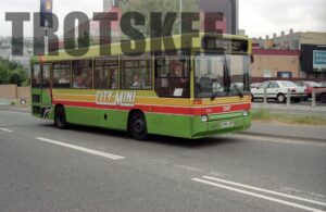 35mm Negative South Wales Dennis Dart 544 L544JEP in c1995