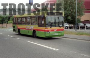 35mm Negative South Wales Dennis Dart 524 L524HCY in c1995