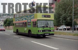 35mm Negative South Wales Leyland Olympian 902 C902FCY in c1995
