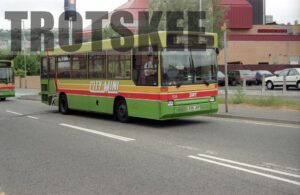 35mm Negative South Wales Dennis Dart 526 L526JEP in c1995