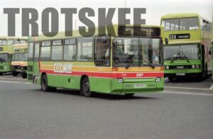 35mm Negative South Wales Dennis Dart 514 L514HCY in c1995